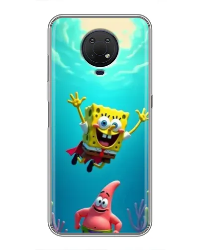 Чохол для Nokia G10 з картинкою «Спанч Боб під водою» Чохол для Nokia G10 з картинкою «Спанч Боб під водою»