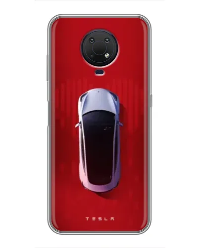 Чехол для Nokia G10 с картинкой «Tesla Top View» Чехол для Nokia G10 с картинкой «Tesla Top View»