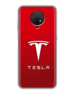 Чехол для Nokia G10 с картинкой «Tesla Red Classic»