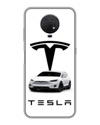 Чехол для Nokia G10 с картинкой «Tesla White Style» Чехол для Nokia G10 с картинкой «Tesla White Style»