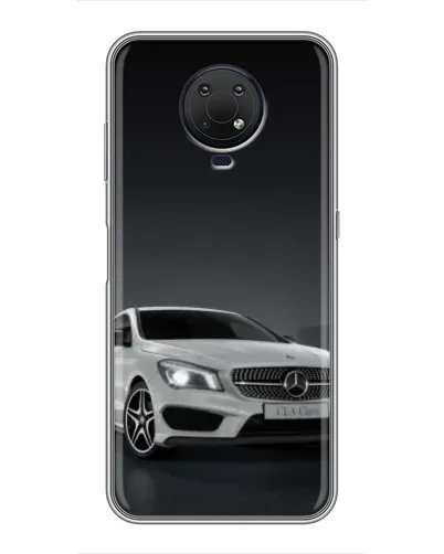 Чехол для Nokia G10 с картинкой «Mercedes AMG GT Silver» Чехол для Nokia G10 с картинкой «Mercedes AMG GT Silver»