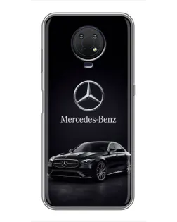 Чехол для Nokia G10 с картинкой «Mercedes — решетка радиатора»