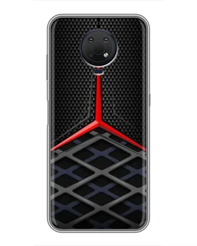 Чехол для Nokia G10 с картинкой «Mercedes Carbon Grid» Чехол для Nokia G10 с картинкой «Mercedes Carbon Grid»