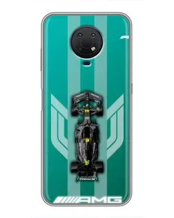Чехол для Nokia G10 с картинкой «Mercedes AMG Petronas»
