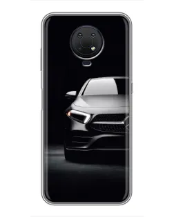 Чехол для Nokia G10 с картинкой «Свет фар Mercedes»