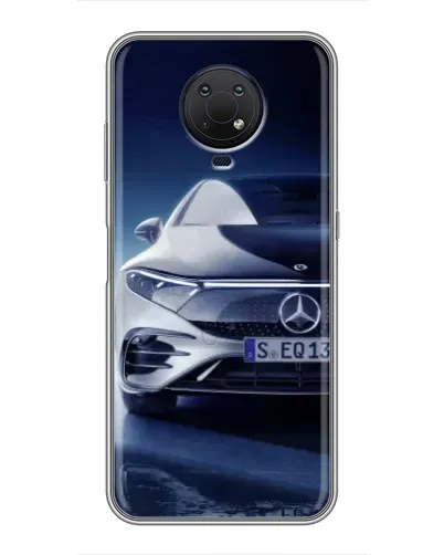 Чехол для Nokia G10 с картинкой «Mercedes EQ — будущее» Чехол для Nokia G10 с картинкой «Mercedes EQ — будущее»