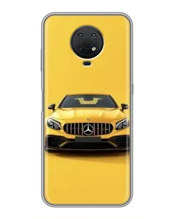 Чехол для Nokia G10 с картинкой «Желтый Mercedes GT»