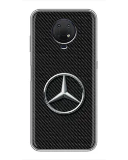 Чохол для Nokia G10 з картинкою «Карбоновий Mercedes стиль»
