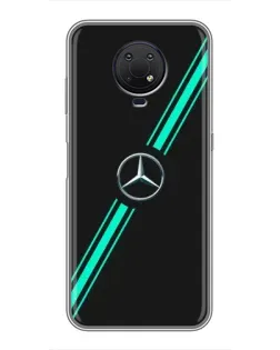 Чохол для Nokia G10 з картинкою «Спортивні лінії Mercedes»