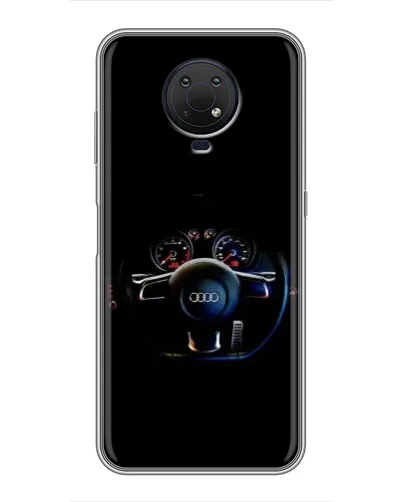 Чехол для Nokia G10 с картинкой «Салон Audi — руль» Чехол для Nokia G10 с картинкой «Салон Audi — руль»