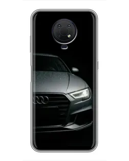 Чехол для Nokia G10 с картинкой «Audi — детализация кузова»
