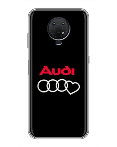 Чехол для Nokia G10 с картинкой «Логотип Audi Heart» Чехол для Nokia G10 с картинкой «Логотип Audi Heart»