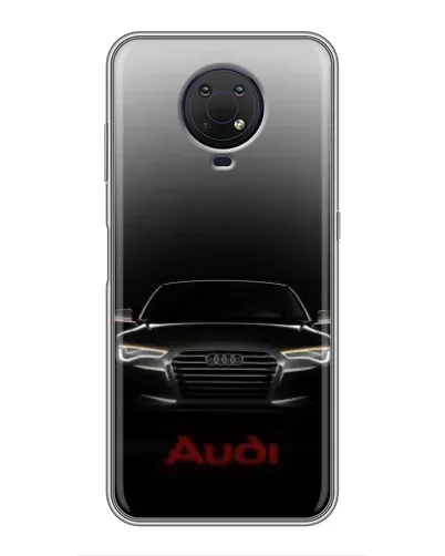 Чехол для Nokia G10 с картинкой «Audi — градиентный контур» Чехол для Nokia G10 с картинкой «Audi — градиентный контур»