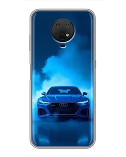 Чехол для Nokia G10 с картинкой «Audi — голубая энергия»