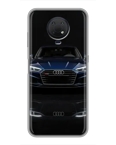 Чехол для Nokia G10 с картинкой «Audi — ночное отражение» Чехол для Nokia G10 с картинкой «Audi — ночное отражение»