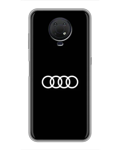 Чехол для Nokia G10 с картинкой «Audi White Logo» Чехол для Nokia G10 с картинкой «Audi White Logo»