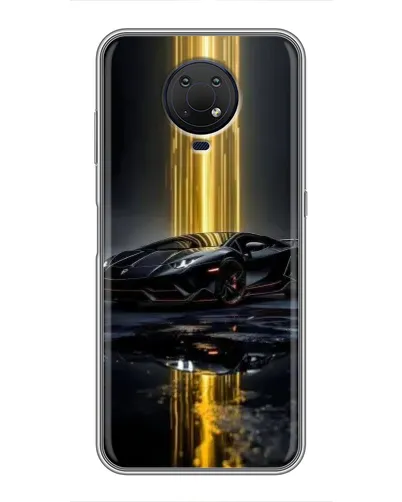 Чехол для Nokia G10 с картинкой «Ночной Lamborghini драйв» Чехол для Nokia G10 с картинкой «Ночной Lamborghini драйв»