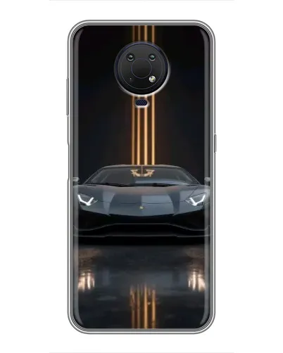 Чехол для Nokia G10 с картинкой «Lamborghini золотые линии» Чехол для Nokia G10 с картинкой «Lamborghini золотые линии»