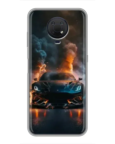 Чехол для Nokia G10 с картинкой «Lamborghini дымная эстетика» Чехол для Nokia G10 с картинкой «Lamborghini дымная эстетика»