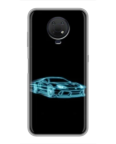 Чехол для Nokia G10 с картинкой «Неоновый контур Lamborghini» Чехол для Nokia G10 с картинкой «Неоновый контур Lamborghini»