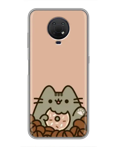 Чехол для Nokia G10 с картинкой «Кофейный Пушин»
