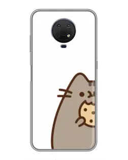 Чехол для Nokia G10 с картинкой «Пушин с печеньем»
