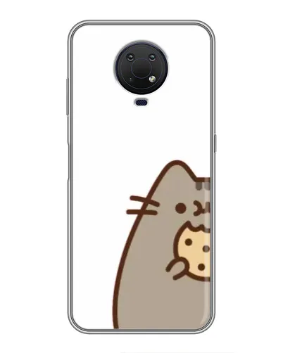 Чехол для Nokia G10 с картинкой «Пушин с печеньем»