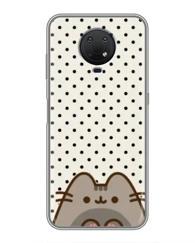 Чехол для Nokia G10 с картинкой «Пушин в горошек»