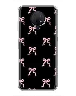 Чехол для Nokia G10 с картинкой «Бант-цветок»