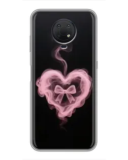 Чехол для Nokia G10 с картинкой «Дымчатое сердце»