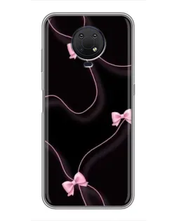 Чехол для Nokia G10 с картинкой «Розовые ленты»