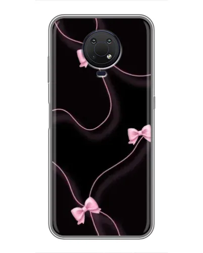 Чехол для Nokia G10 с картинкой «Розовые ленты»