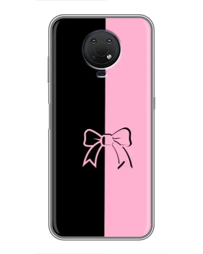 Чехол для Nokia G10 с картинкой «Половинки банта»