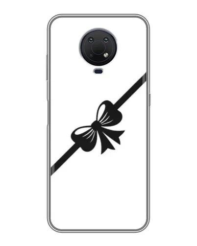 Чехол для Nokia G10 с картинкой «Диагональный бант»