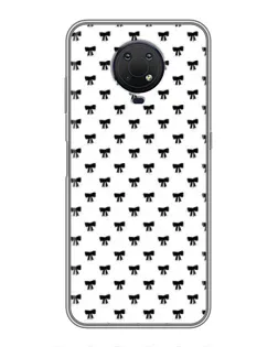 Чехол для Nokia G10 с картинкой «Мини-бантики»