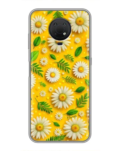Чехол для Nokia G10 с картинкой «Ромашковое солнце»
