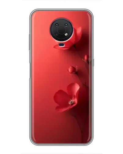 Чехол для Nokia G10 с картинкой «Маковые соцветия»