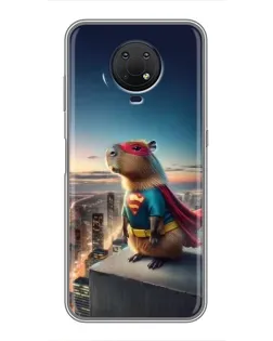 Чехол для Nokia G10 с картинкой «Капи-мен супергерой» Чехол для Nokia G10 с картинкой «Капи-мен супергерой»