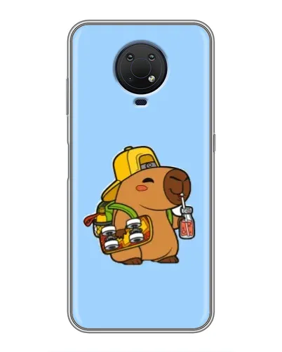 Чехол для Nokia G10 с картинкой «Капибара на скейте» Чехол для Nokia G10 с картинкой «Капибара на скейте»