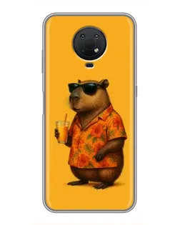 Чехол для Nokia G10 с картинкой «Капибара на отдыхе» Чехол для Nokia G10 с картинкой «Капибара на отдыхе»