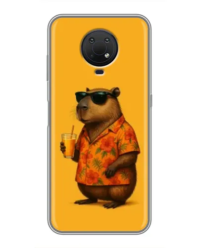 Чехол для Nokia G10 с картинкой «Капибара на отдыхе» Чехол для Nokia G10 с картинкой «Капибара на отдыхе»