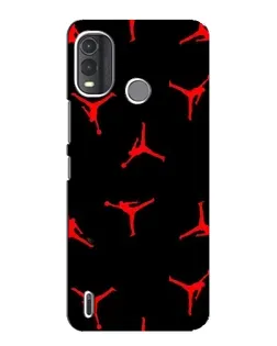 Чохол для Nokia G11 Plus з картинкою «Jordan Red Pattern»