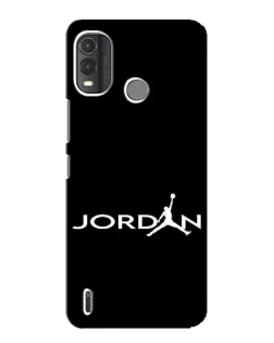 Чохол для Nokia G11 Plus з картинкою «Jordan White Logo»