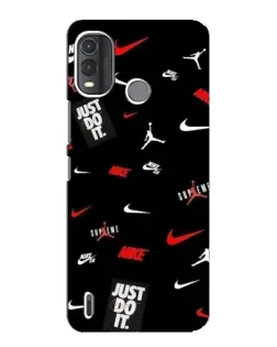 Чохол для Nokia G11 Plus з картинкою «Nike Mix Pattern»