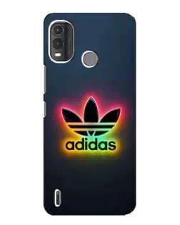 Чехол для Nokia G11 Plus с картинкой «Неоновый Adidas»