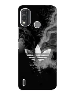 Чехол для Nokia G11 Plus с картинкой «Абстрактный дым Adidas»