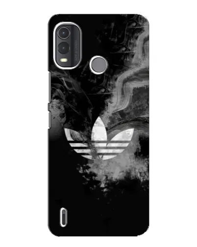 Чехол для Nokia G11 Plus с картинкой «Абстрактный дым Adidas»