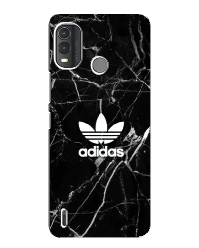 Чехол для Nokia G11 Plus с картинкой «Белый мрамор Adidas»