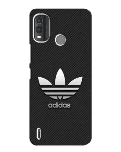 Чехол для Nokia G11 Plus с картинкой «Adidas Карбоновая текстура»