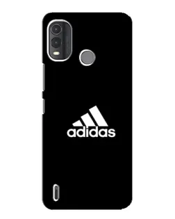 Чехол для Nokia G11 Plus с картинкой «Черная классика Adidas»